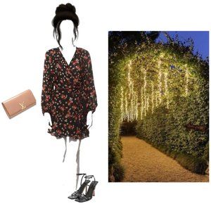 A.L.C. | Silk wrap floral dress